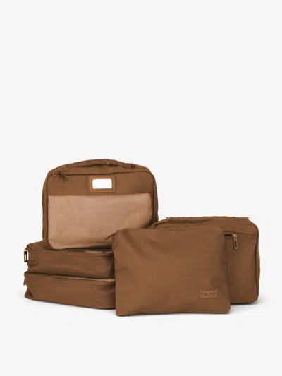 Calpak Packing Cubes Set (5 Pieces) In Hazel