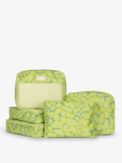 Calpak Packing Cubes Set (5 Pieces) In Lime Viper