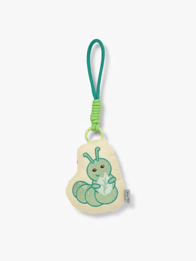 Calpak Pluffy Bag Charm In Green