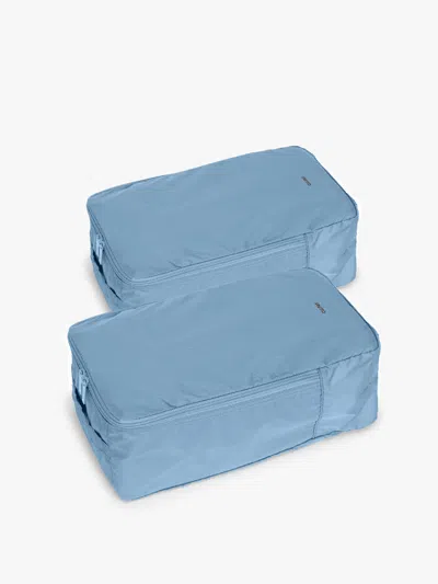 Calpak Shoe Cubes - Set Of 2 In Blue