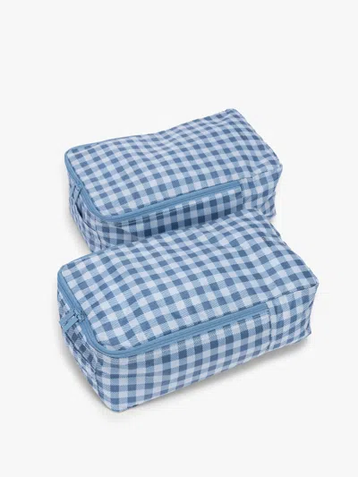 Calpak Shoe Cubes - Set Of 2 In Blue