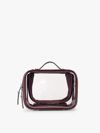 Calpak Small Clear Cosmetics Case
