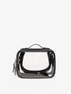 Calpak Small Clear Cosmetics Case In White