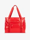 Calpak Terra 35l Water Resistant Zippered Tote Bag In Red