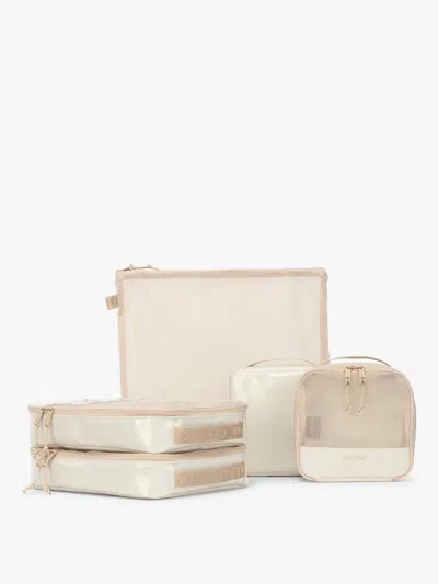 Calpak Terra 5-piece Packing Cube Set In Brown