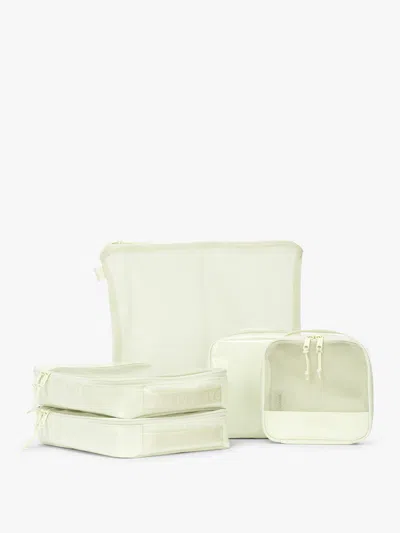 Calpak Terra 5-piece Packing Cube Set In Green
