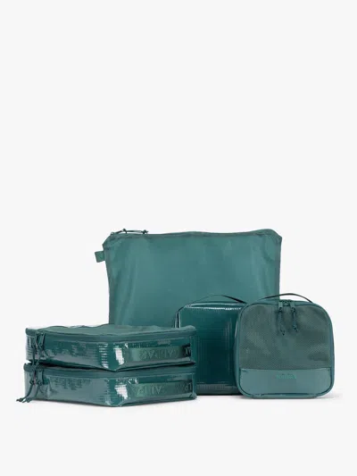 Calpak Terra 5-piece Packing Cube Set In Kale