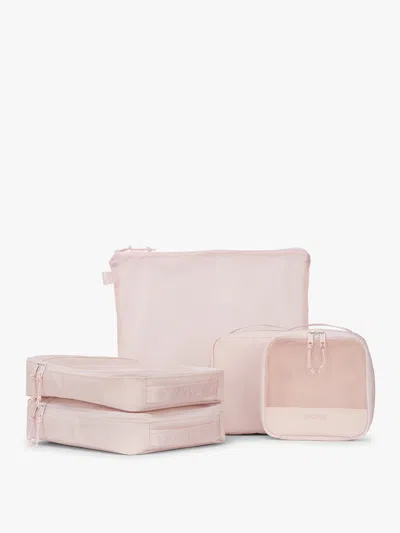 Calpak Terra 5-piece Packing Cube Set In Pink
