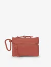 Calpak Terra Clippable Card Pouch In Clay
