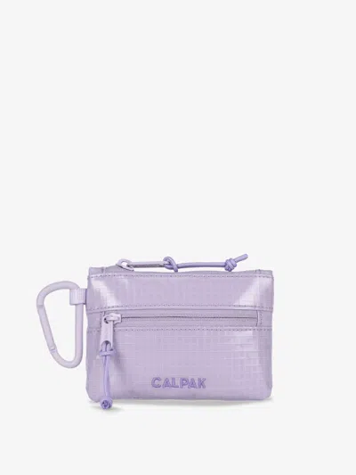 Calpak Terra Clippable Card Pouch In Amethyst