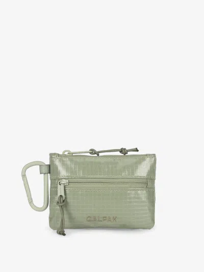Calpak Terra Clippable Card Pouch In Juniper