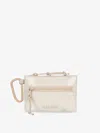 Calpak Terra Clippable Card Pouch In White Sands In White Sands