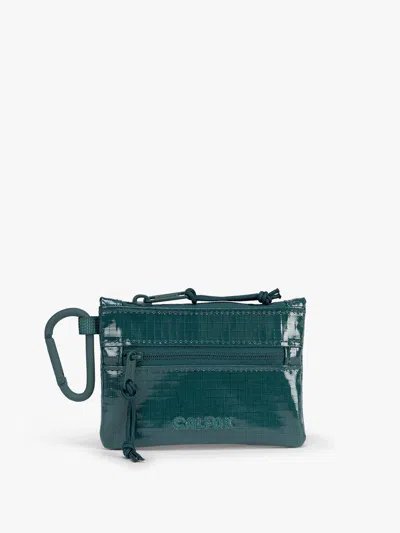 Calpak Terra Clippable Card Pouch In Kale