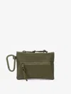 Calpak Terra Clippable Card Pouch In Pine