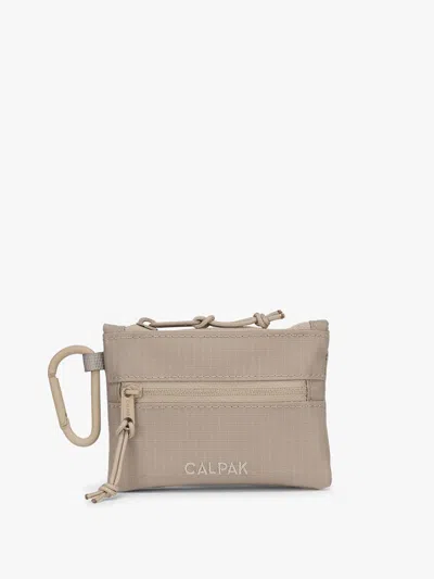 Calpak Terra Clippable Card Pouch In White