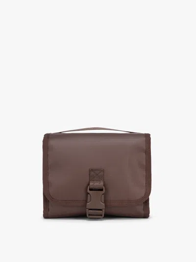 Calpak Terra Hanging Toiletry Bag In Brown