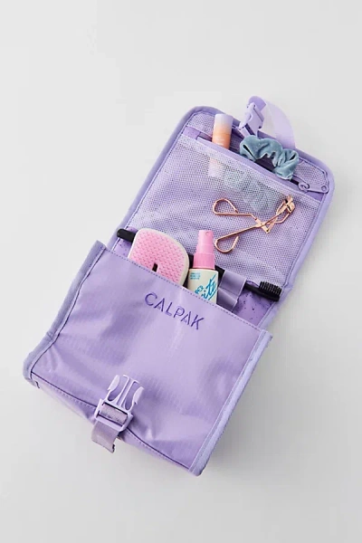 Calpak Terra Hanging Toiletry Bag In Purple At Urban Outfitters In White