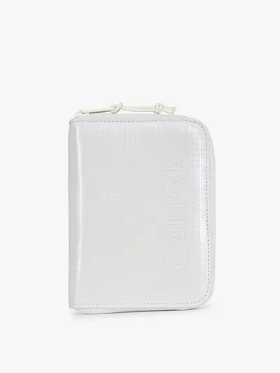 Calpak Terra Zip Passport Wallet In Gray