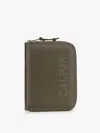 Calpak Terra Zip Passport Wallet In Green