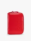 Calpak Terra Zip Passport Wallet In Red