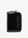 Calpak Terra Zippered Passport Wallet In Obsidian In Obsidian