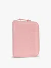 Calpak Terra Zippered Passport Wallet In Pink