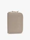 Calpak Terra Zippered Passport Wallet In White