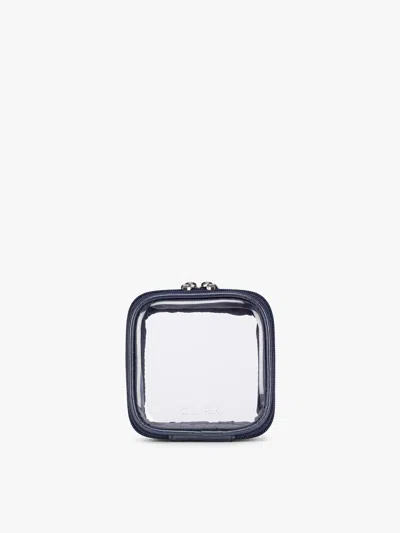 Calpak Tiny Clear Cosmetics Case In Black