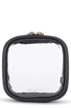 Calpak Tiny Clear Cosmetics Case In Black