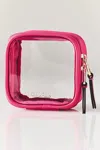 Calpak Tiny Clear Cosmetics Case In Pink