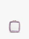 Calpak Tiny Clear Cosmetics Case In Purple