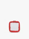 Calpak Tiny Clear Cosmetics Case In Red