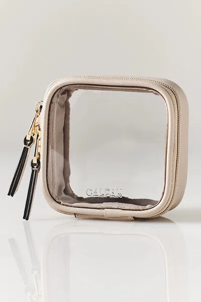Calpak Tiny Clear Cosmetics Case In White