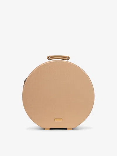 Calpak Trnk Medium Hat Box In Trnk Almond