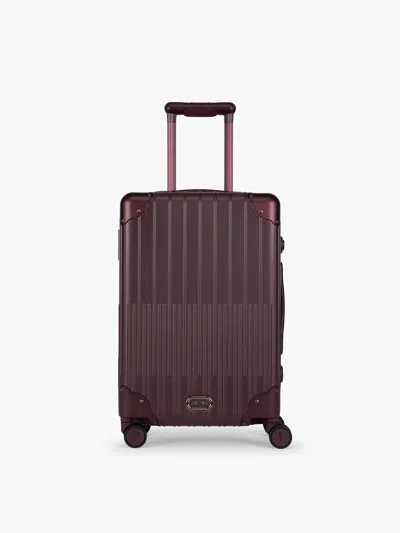 Calpak Vault Carry-on Luggage In Dark Cherry