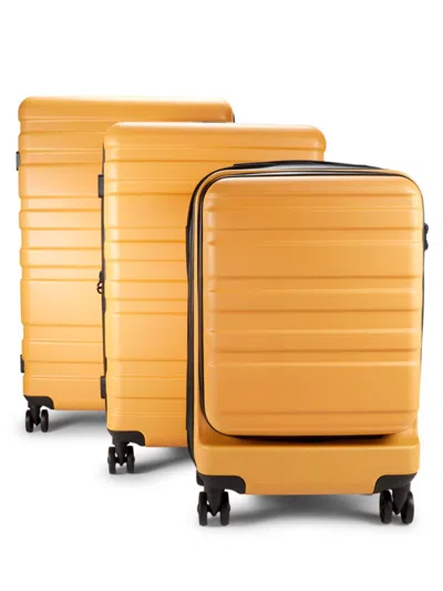 Calpak Kids' Voyage 3-piece Luggage Set In Apricot