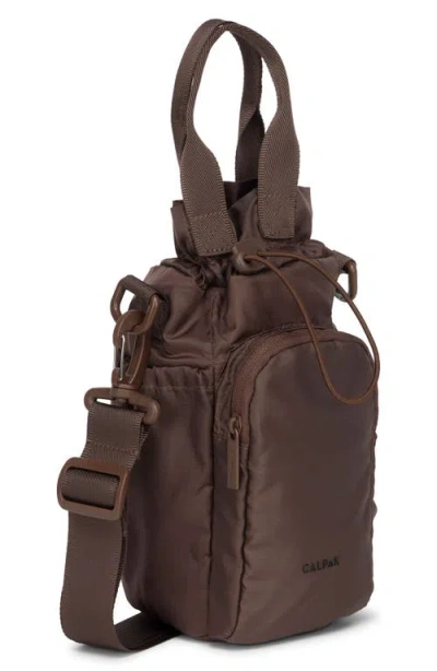 Calpak Water Bottle Holder In Brown