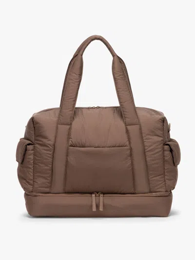 Calpak Weekender Duffel In Brown