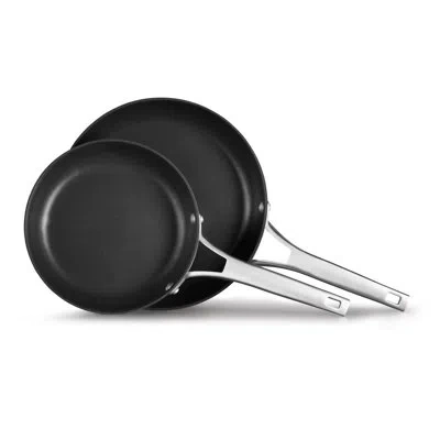 Calphalon 10" Non Stick Hard-anodized Aluminum 2 Piece Specialty Pan In Animal Print