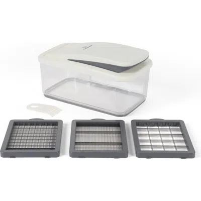 Calphalon Aero 5-in-1 Vegetable Chopper And Dicer With Storage Container In Silver