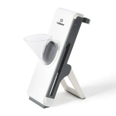 Calphalon Aero 6-piece Adjustable Mandoline Slicer Set With Hand Guard In White