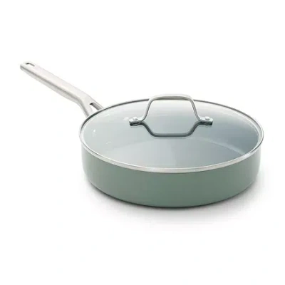 Calphalon Ceramic 3-qt. Non-stick Saute Pan In Green