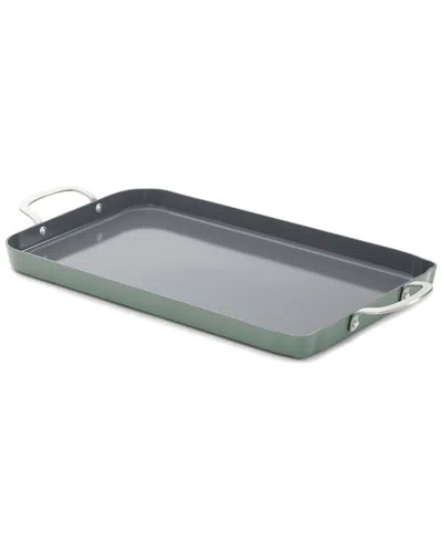 Calphalon Ceramic Nonstick Double Stovetop Griddle In Silver