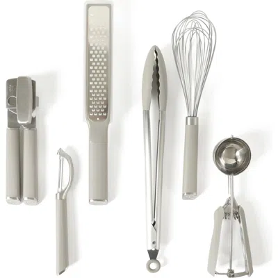 Calphalon Edge 6 Piece Stainless Steel Kitchen Gadgets Set In Brown