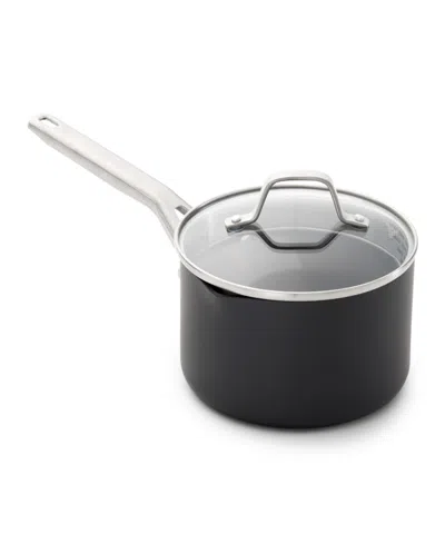 Calphalon Hard-anodized Nonstick 2.5-qt. Sauce Pan With Lid In Grey