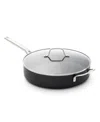 Calphalon Hard-anodized Nonstick 5-qt. Saute Pan With Lid In Black