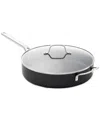Calphalon Hard-anodized Nonstick 5-qt. Saute Pan With Lid In Blue