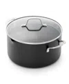 Calphalon Hard-anodized Nonstick 7-qt. Dutch Oven With Lid In Black