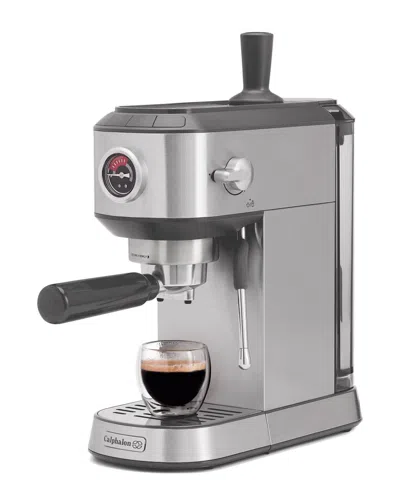 Calphalon Miniatura Espresso Machine With Milk Frother & Pressure Gauge