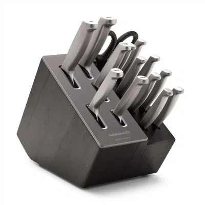 Calphalon Premier By   15-piece Knife Set With Sharpin Edgetech, Stainless Steel Handles